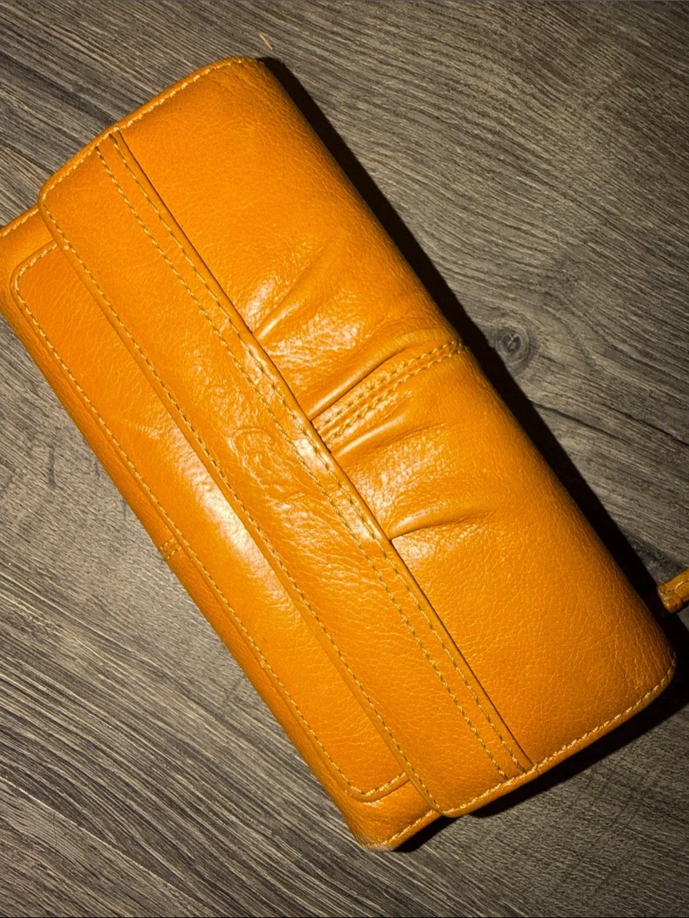 Coach Soho pleated leather wallet